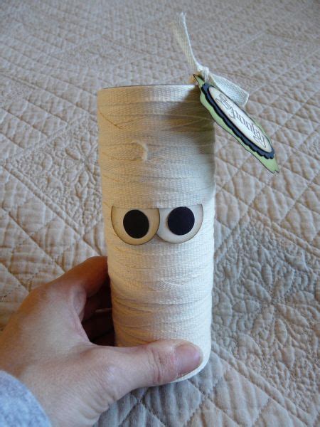 Mummy Roll Pringles Can Halloween Kids Halloween Crafts