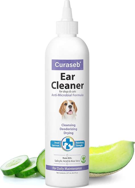 Curaseb Otic Advanced Dog And Cat Ear Cleaner Removes Ear Debris