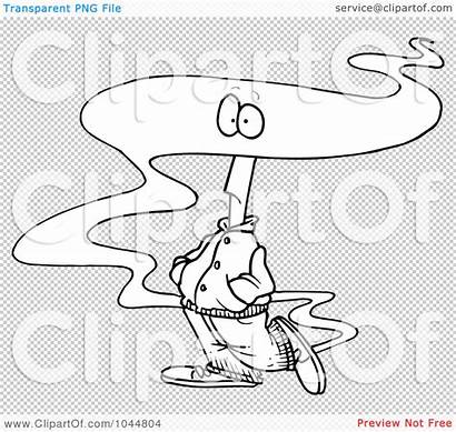 Cartoon Head Fog Clip Background Outline Illustration