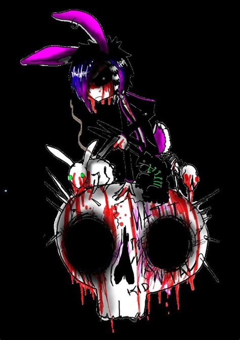 The Rabbits By Lilyfer On Deviantart Emo Art Emo Cartoons Emo Pictures