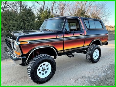 1978 Ford Bronco Ranger Xlt No Reserve Loaded For Sale Photos Technical Specifications