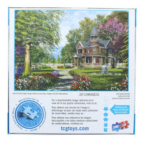 Manors And Cottages 1000 Piece Jigsaw Puzzle Summer Garden Free Ship