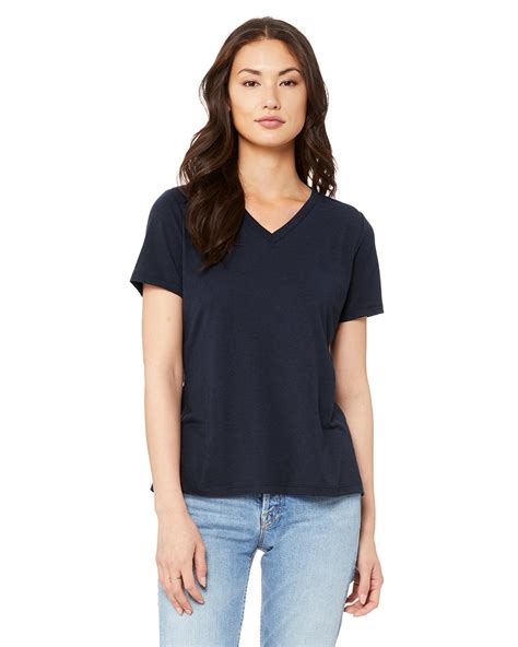 Bella Canvas 6405 Ladies Relaxed Jersey V Neck T Shirt