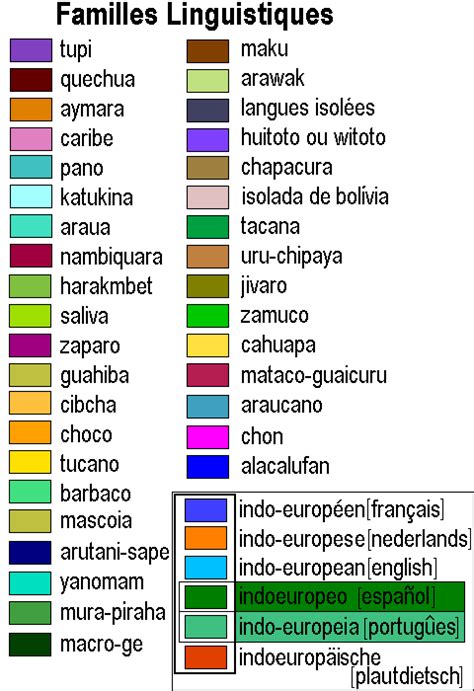Bolivia Mapa Lingüístico Linguistic Map