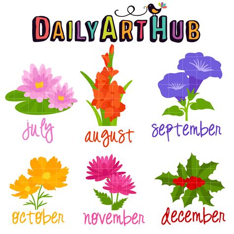 Month By Month Clip Art 10 Free Cliparts Download Images On