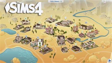 The Sims 4 I Remade Oasis Springs World Tour Youtube