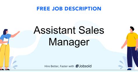 Assistant Sales Manager Job Description Jobsoid