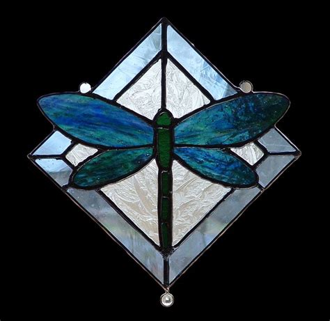 The Dragonfly By Mustard Seed Glass Dragonfly Stained Glass Stained Glass Butterfly