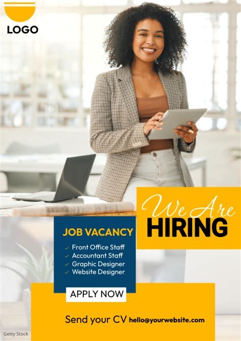 Job Vacancy Flyer Template Postermywall