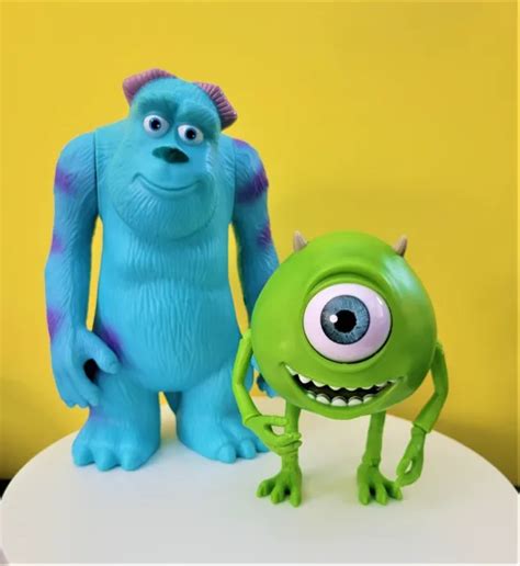 Disney Pixar Monsters Inc Mike And Sully Action Figures Spin Master Lot
