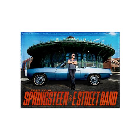 Springsteen And The E Street Band 2023 Tour Poster Bruce Springsteen Uk
