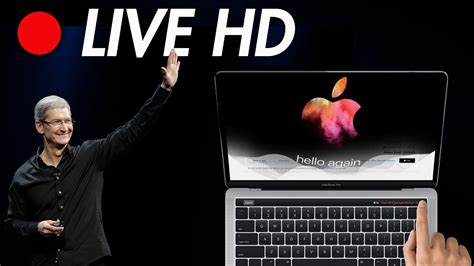 Apple Mac Event Live Macbook Pro Air And Mac Pro 2016 Video Stream