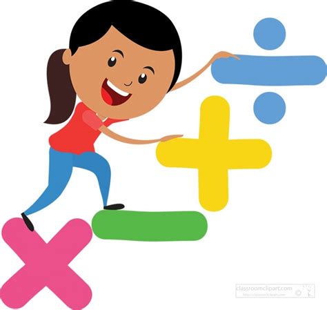 Mathematics Clipart Girl Climbing Up Math Symbols Clipart Classroom Sexiz Pix