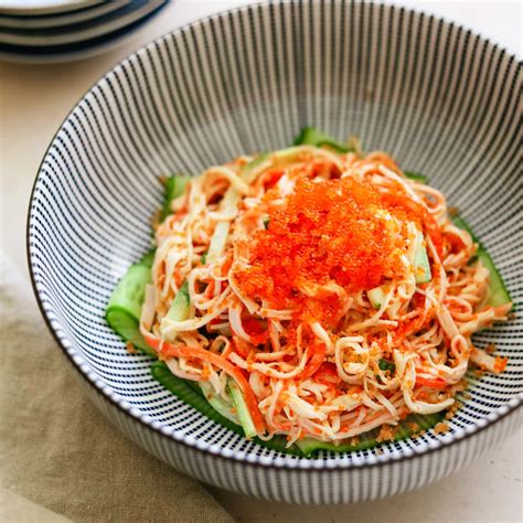 How To Make Spicy Kani Salad • The Heirloom Pantry
