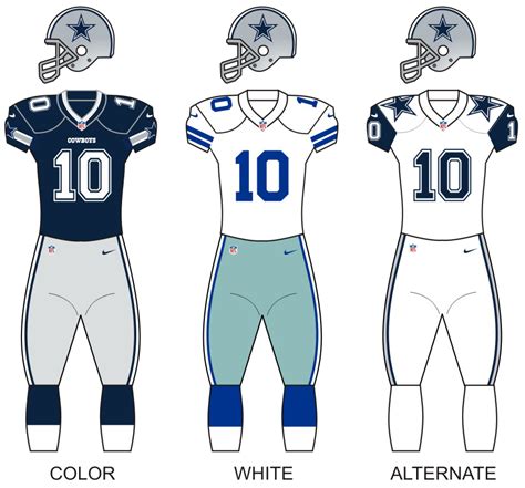 What Are The Dallas Cowboys Uniform Colors What Box Game