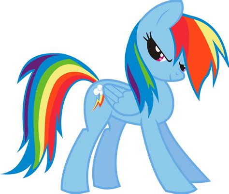 How To Draw Rainbow Dash Easy Images