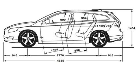 5.335 offerte per volvo v60. Volvo V60 - Abmessungen & Technische Daten - Länge, Breite ...