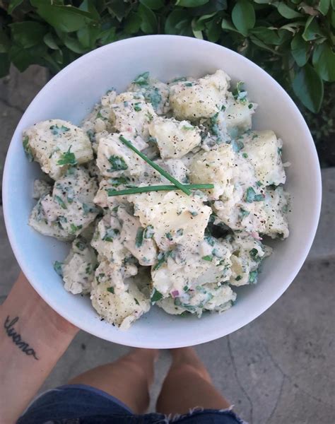 Garlic Herb Potato Salad Nikki Vegan