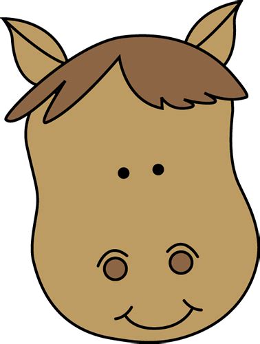 Cartoon Horse Heads Clipart Best