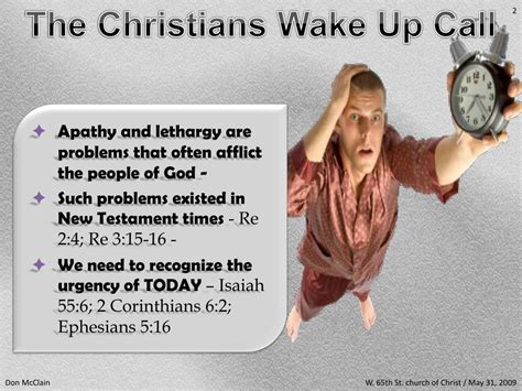 Ppt The Christians Wake Up Call Powerpoint Presentation Free