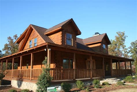 Log Cabin With A Wrap Around Porch — Randolph Indoor And Outdoor Design