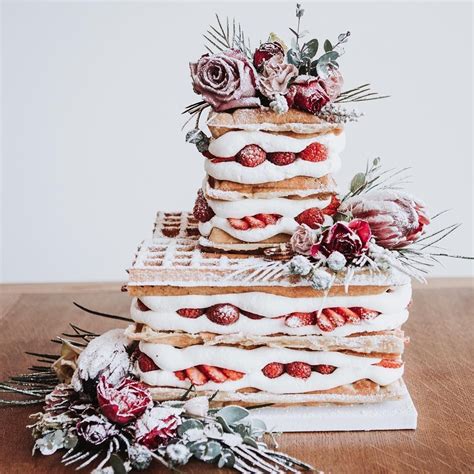 Alternative Wedding Cake Waffle Wedding Cake Weddingcake