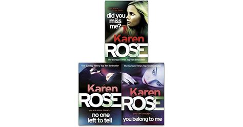 Karen Rose Baltimore Series Collection 3 Books Set By Karen Rose