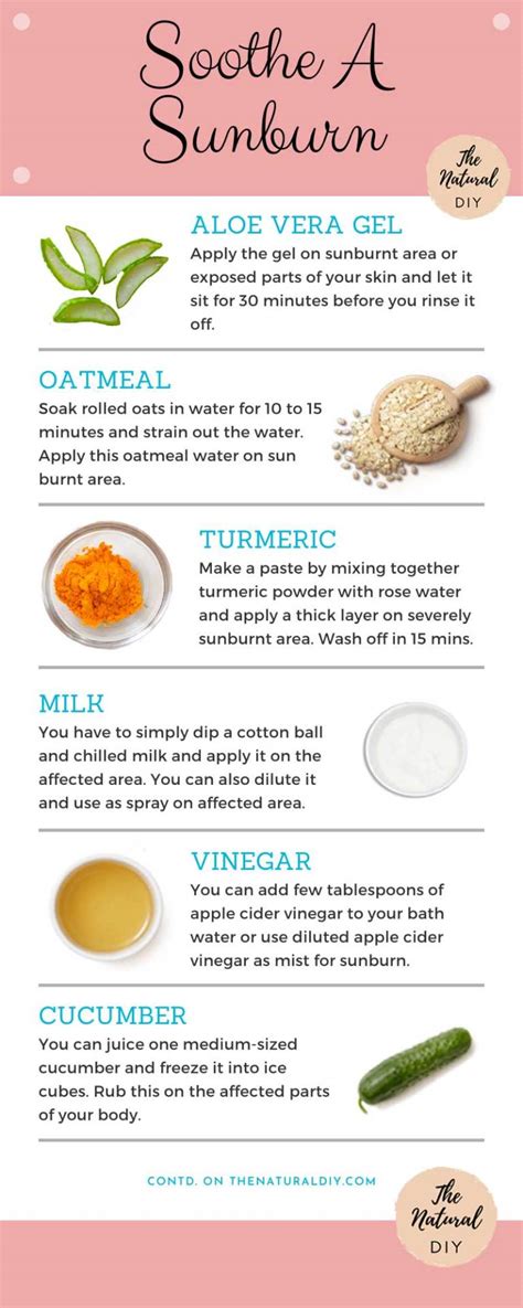 Soothe A Sunburn 10 Effective Remedies The Natural Diy