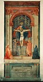 Masaccio's masterpiece, The Holy Trinity, a fresco in the church of ...
