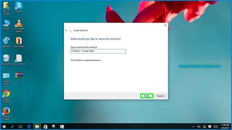Click yes in the shortcut dialog box if windows gives the message windows cannot create a shortcut here. Create Windows Desktop Shortcut For Any Program File Folder