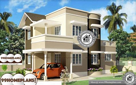 3 Bedroom Kerala House Plans New Double Floor Stylish Home Designs