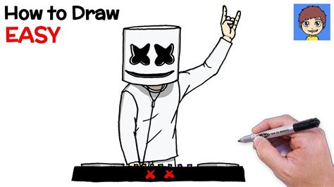 How to Draw Marshmello DJ Step by Step - Easy Drawing ... You can also upload and share your favorite marshmello fortnite wallpapers.