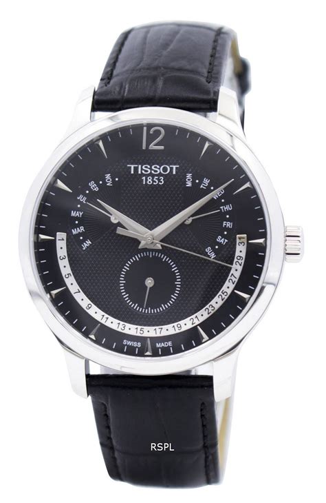 After several mergers and name changes. Tissot Tradition Perpetual Calender T063.637.16.057.00 ...