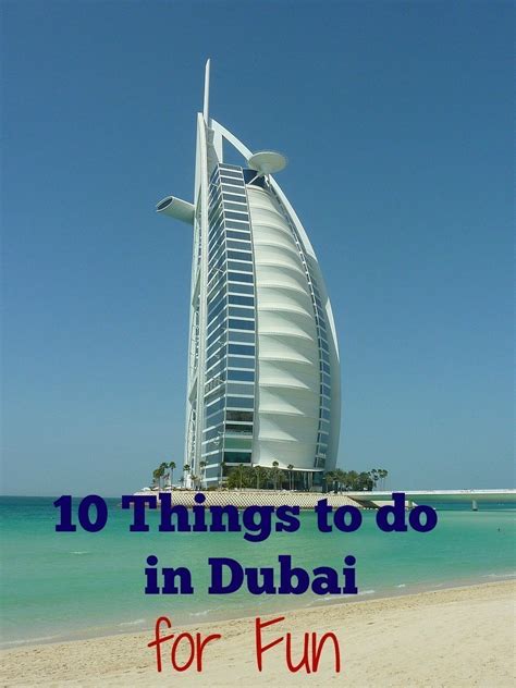 10 Things To Do In Dubai For Fun