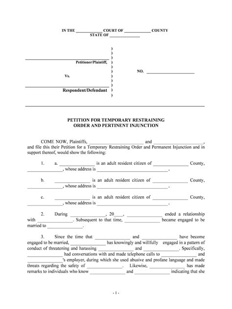 Hennepin County Restraining Order Form Fill Online Printable Fillable Blank Pdffiller