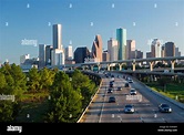 Houston City Skyline, Texas, Vereinigte Staaten von Amerika ...