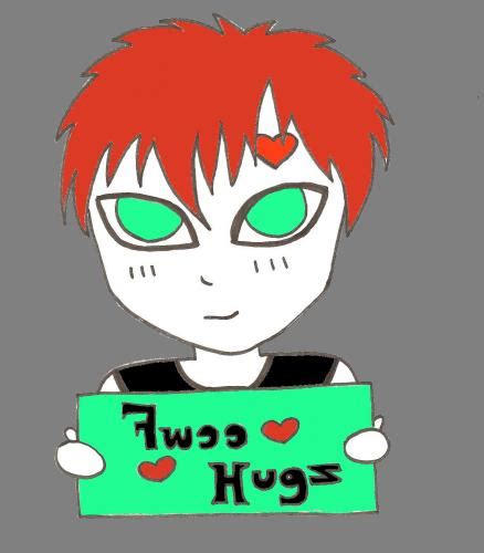Gaara Hug Sign Picture By Cluz77 Drawingnow