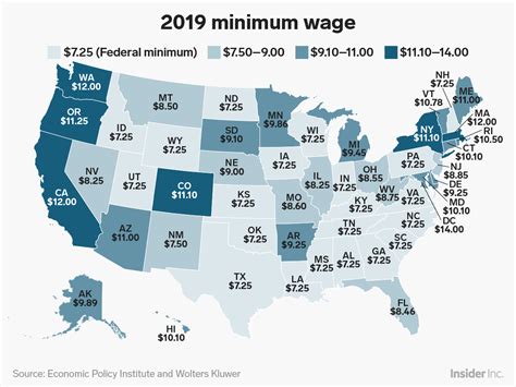 The Minimum Wage Is Set To Increase In 21 States And Dc In 2019 — Here