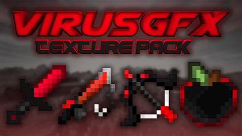 Review Texture Pack Pvp Minecraft Virus Gfx Texture Pack Youtube