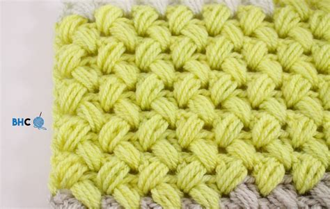Crochet Zig Zag Puff Stitch Bhooked Crochet