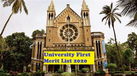 Mumbai University First Merit List 2020 Jai Hind St Xavier Mithibai