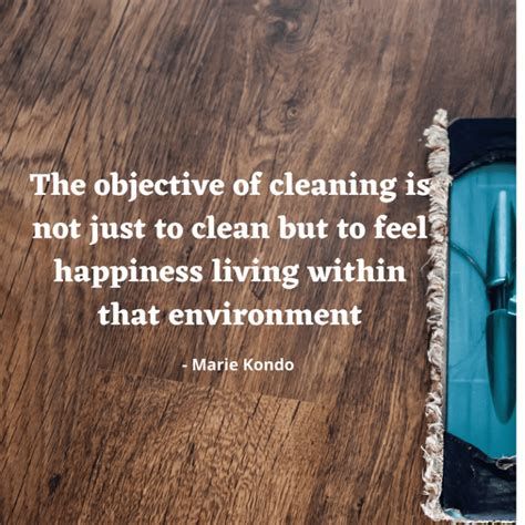 The Objective Of Cleaning Is Not Just