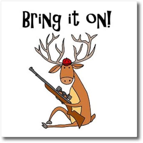 Funny Deer Hunting Clipart