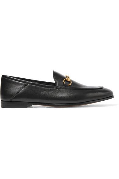 Gucci Horsebit Detailed Leather Loafers