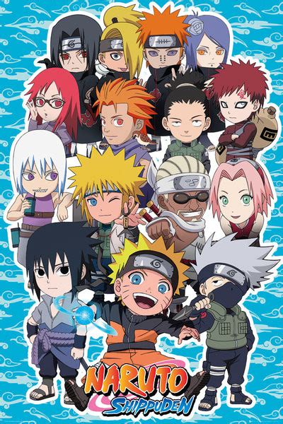 Poster And Affisch Naruto Shippuden Sd Compilation Europosters