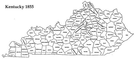 How And Why The Kentucky Counties Formed Kentucky Genealogical Society