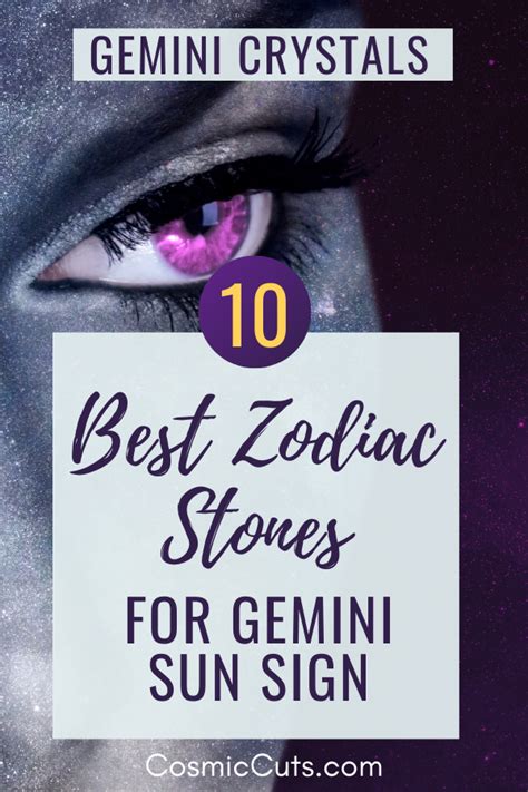 Gemini Crystals The 10 Best Zodiac Stones For Gemini Sun Sign Cosmic