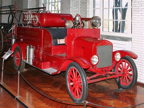 1926 Ford Model T Fire Truck With American Lafrance Equipment Fvr H