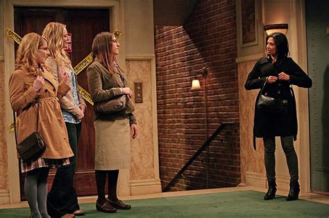 Mayim Bialik Kaley Cuoco Melissa Rauch And Aarti Mann In The Big