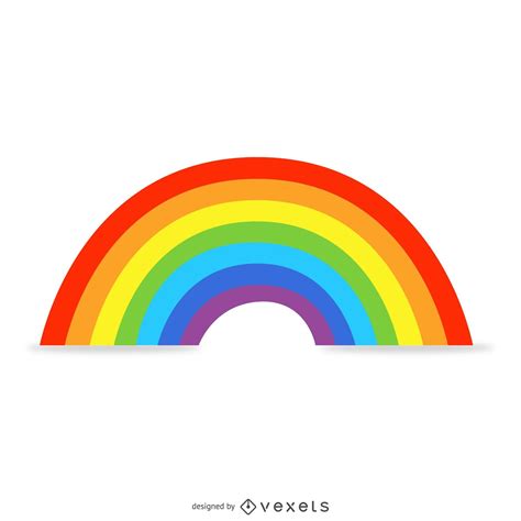 Ilustración Del Arco Iris Aislado Descargar Vector